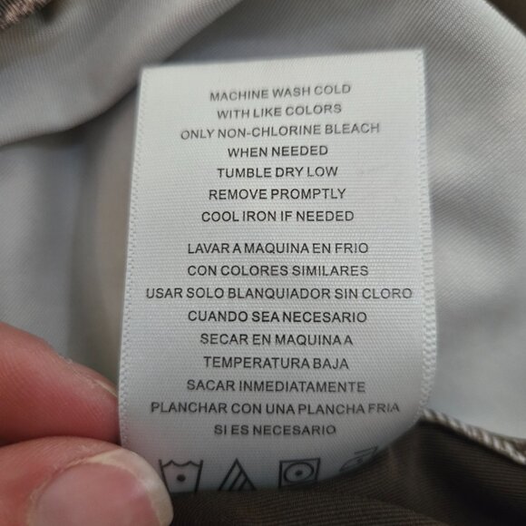 Columbia Sportswear Mens Medium White & Gray Checkered Button Down Top - Picture 6 of 6